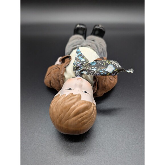 Vintage Oumlet Hansel Bisque Porcelain Doll Strung Joint 10 inches tall - Picture 6 of 8